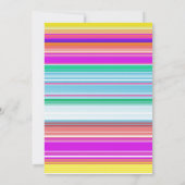 フィエスタカラフルブライダルシャワー招待 招待状 (裏面)