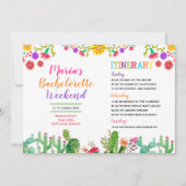 フィエスタカラフルブライダルシャワー日程 招待状 (正面)