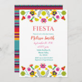 フィエスタカラフルベビーフィエスタベビーシャワー招待状 招待状 (正面/裏面)