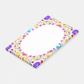 フィエスタカラフルメキシコフローラフレーム ポストイット (アングル)