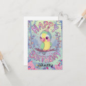 フィエスタキッズパロットデジタル誕生日 カード (正面/裏面インサイチュ)