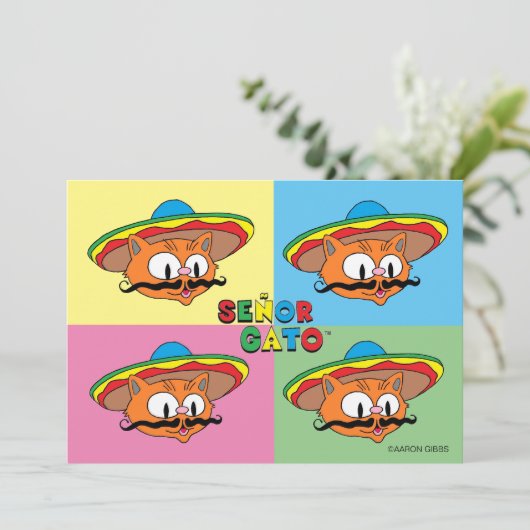 フィエスタキャットガトチンコデマヨアポップ・アートのートカード (スタンド正面)