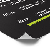 フィエスタサインザバーパーティーイベントウェディングシャワー ポスター (角)