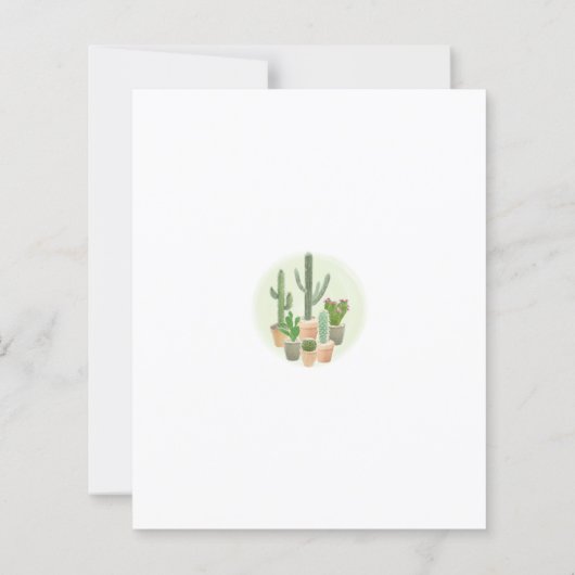 フィエスタサクタスバジェットベビーシャワー招待状 (裏面)