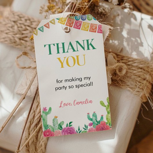 フィエスタサクタスバースデーパーティーサンキューユユーラベル ギフトタグ