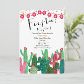 フィエスタサクタスブライダルシャワー招待 招待状 (スタンド正面)