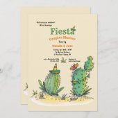 フィエスタサクタスブライダルシャワー招待 招待状 (正面/裏面)