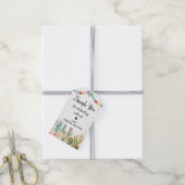 フィエスタサクタスボホブライダルシャワー ギフトタグ (より糸付き)