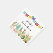 フィエスタサクタスボホブライダルシャワー スタンダードカクテルナプキン (角)