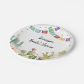 フィエスタサクタスボホブライダルシャワー ペーパープレート (アングル)