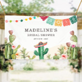 フィエスタサボスウォーターカラー多肉性ブライダルシャワー 横断幕