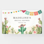 フィエスタサボスウォーターカラー多肉性ブライダルシャワー 横断幕 (横)