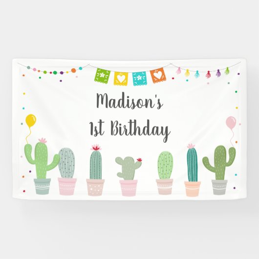 フィエスタサボスガール誕生日 横断幕 (横)