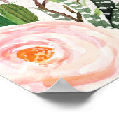 フィエスタサボスブライダルシャワーフォトブースフレーム ポスター (角)