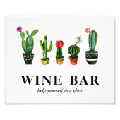 フィエスタサボスブライダルシャワーワインバー フォトプリント (正面)