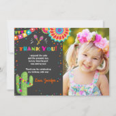 フィエスタサボスメキシコナチョ平均サンキューカード 招待状 (正面)