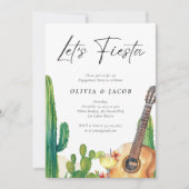 フィエスタサボスメキシコ婚約パーティ 招待状 (正面)