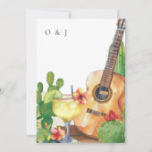 フィエスタサボスメキシコ婚約パーティ 招待状 (裏面)