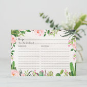 フィエスタサボスレシピカードブライダルシャワー多汁 (スタンド正面)