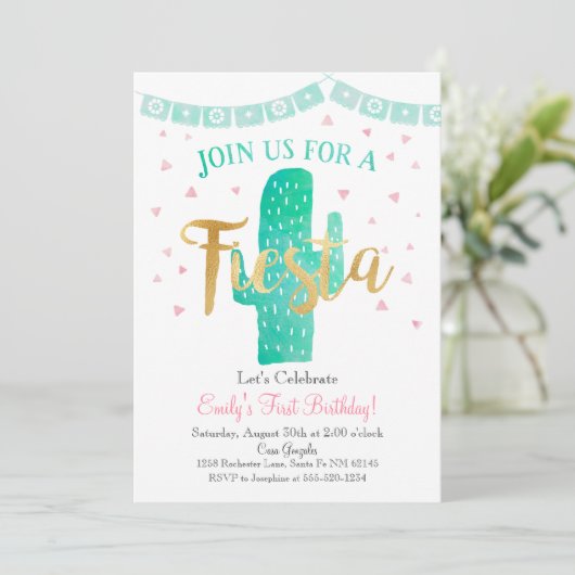 フィエスタサボス招待状、あらゆるイベントに最適！ 招待状 (スタンド正面)