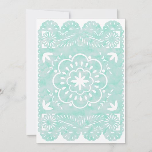 フィエスタサボス招待状、あらゆるイベントに最適！ 招待状 (裏面)