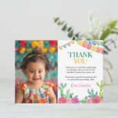 フィエスタサボス誕生日写真サンキューカード サンキューカード (スタンド正面)