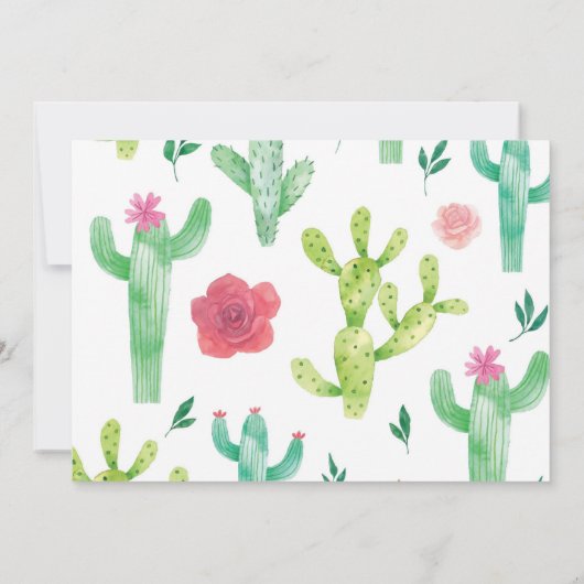 フィエスタサボス誕生日写真サンキューカード サンキューカード (裏面)