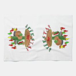 フィエスタサボスw/ソンブレロ&ギター キッチンタオル