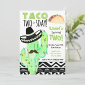 フィエスタサボタコスTWO-sunday 2nd誕生日パーティー 招待状 (スタンド正面)