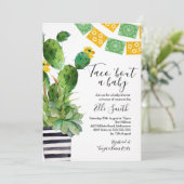 フィエスタサボタコベビーシャワー招待状 招待状 (スタンド正面)