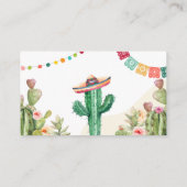 フィエスタサボツウォーターカラーおむつラッフルチケット エンクロージャーカード (裏面)