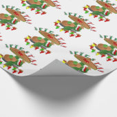 フィエスタサボテンとギター&踊りピーマン ラッピングペーパー (角)