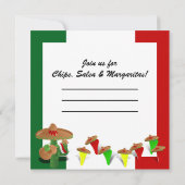 フィエスタサボテンとギター&踊りピーマン 招待状 (裏面)