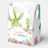 フィエスタサボテン誕生日パーティーの好意ボックス フェイバーボックス (オープン)