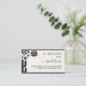 フィエスタサボラブイン開花ブライダルシャワーエンクロシュル エンクロージャーカード (スタンド正面)