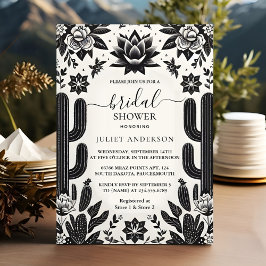 フィエスタサボラブイン開花メキシコブライダルシャワー 招待状