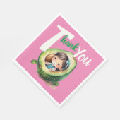 フィエスタシノリタベビーガールシャワーパティウェアアボカド スタンダードランチョンナプキン (角)