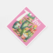 フィエスタシノリタベビーガールシャワーパティウェアカッティ スタンダードランチョンナプキン (角)