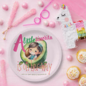フィエスタシノリタベビーガールシャワーパティウェアピンク ペーパープレート (パーティー)