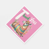 フィエスタシノリタベビーガールシャワーパティウェアラマ スタンダードランチョンナプキン (角)