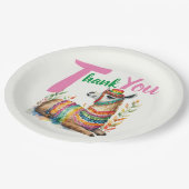 フィエスタシノリタベビーガールシャワーパティウェアラマ ペーパープレート (アングル)