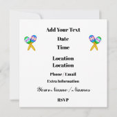 フィエスタシンコデマヨ 招待状 (裏面)