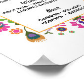 フィエスタシンボルや象徴ザバーパーティーイベントウェディングパーティー ポスター (角)