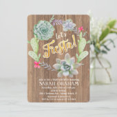 フィエスタジューセントリースベビーシャワー招待状 招待状 (スタンド正面)