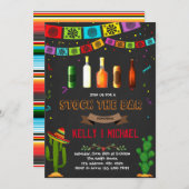 フィエスタストックザバーパーティの招待状 招待状 (正面/裏面)