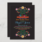 フィエスタストックザバーメキシコカップル招待状 招待状 (正面/裏面)