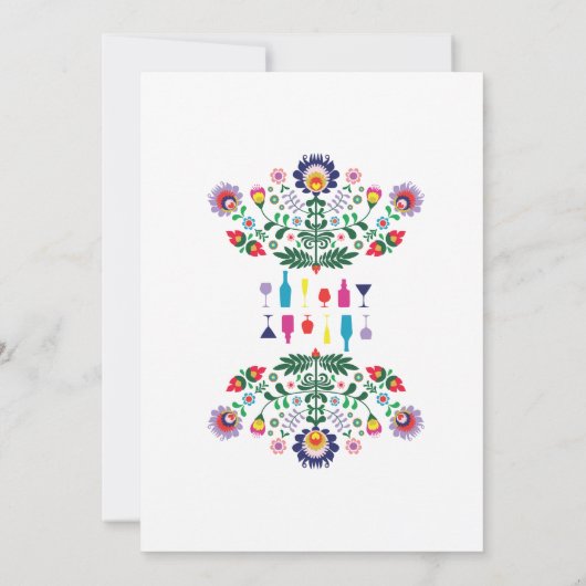 フィエスタストックザバーメキシコ婚約招待状 招待状 (裏面)