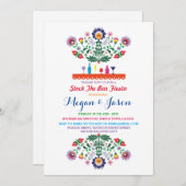 フィエスタストックザバーメキシコ婚約招待状 招待状 (正面/裏面)