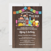 フィエスタストックバー招待カップルのシャワー 招待状 (正面)