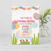 フィエスタスリーエスタガール誕生日招待状 招待状 (スタンド正面)